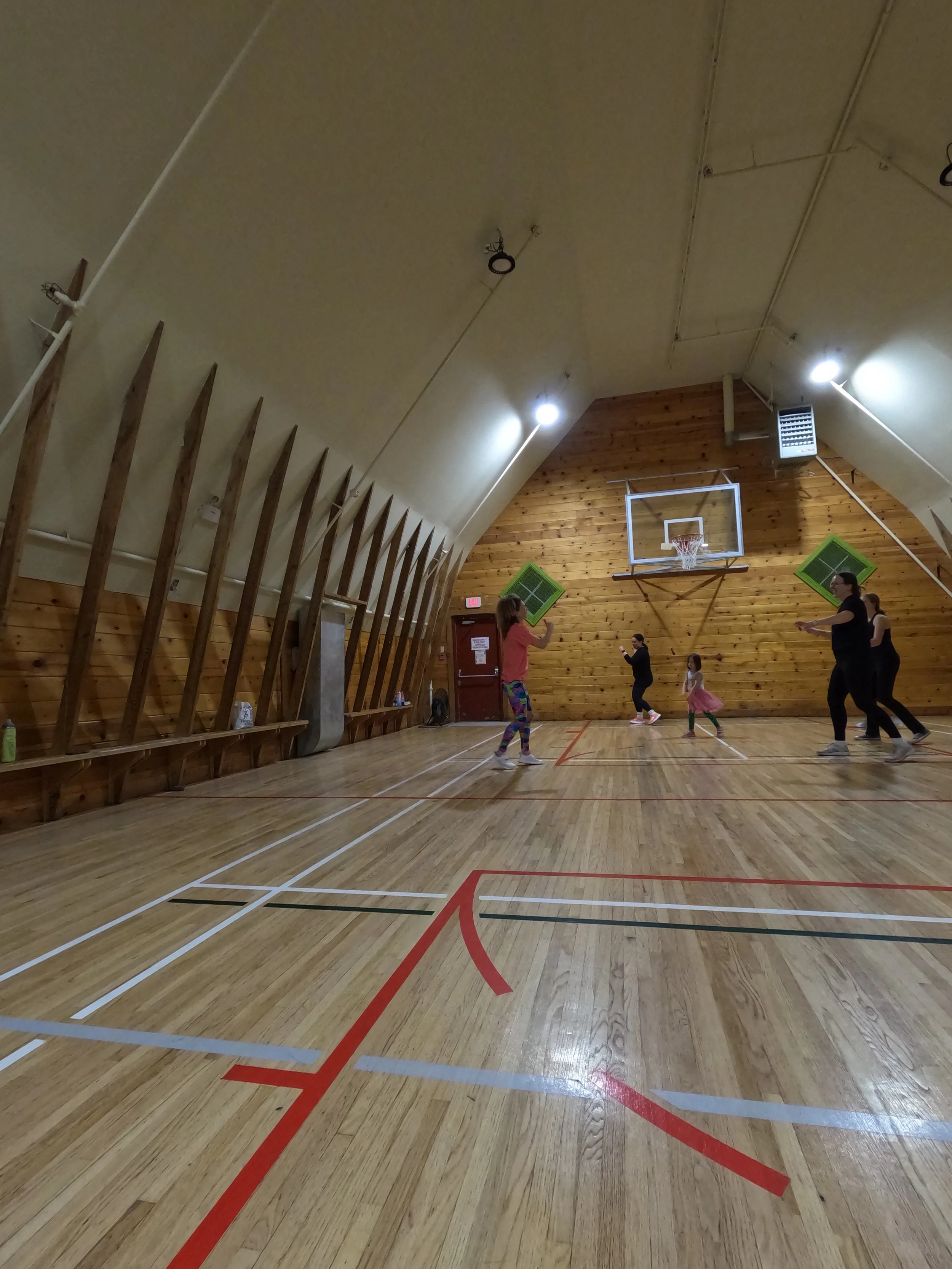 Fit Family Zumba dance fitness party at the Shawnessy Barn for families with kids ages 5 and older