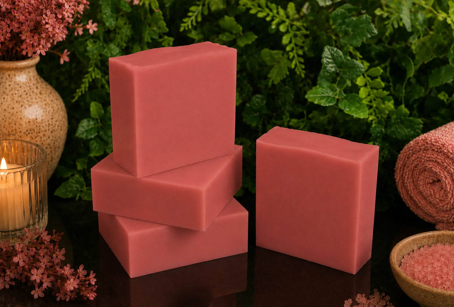Black Amber & Musk Goats Milk Soap ~ Earth Essence Collection ~ NAKED Single & Bulk Buy Soap Packs