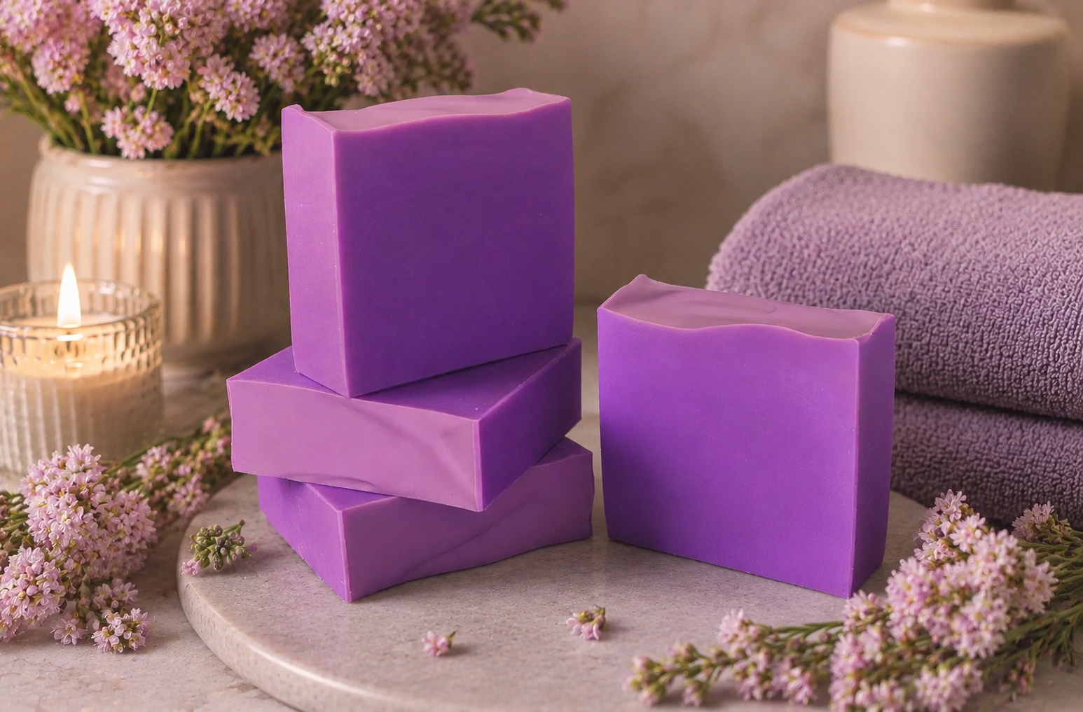 Moon Lake Musk Goats Milk Soap ~ Earth Essence Collection ~ NAKED Single & Bulk Buy Soap Packs
