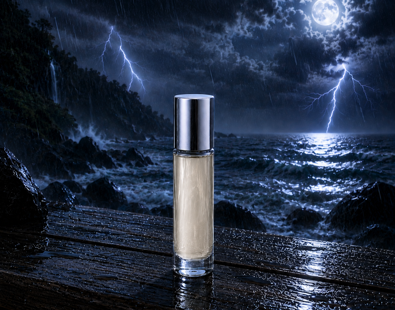 Moonlit Rainstorm Perfume Oil ~ Earth Essence *NEW