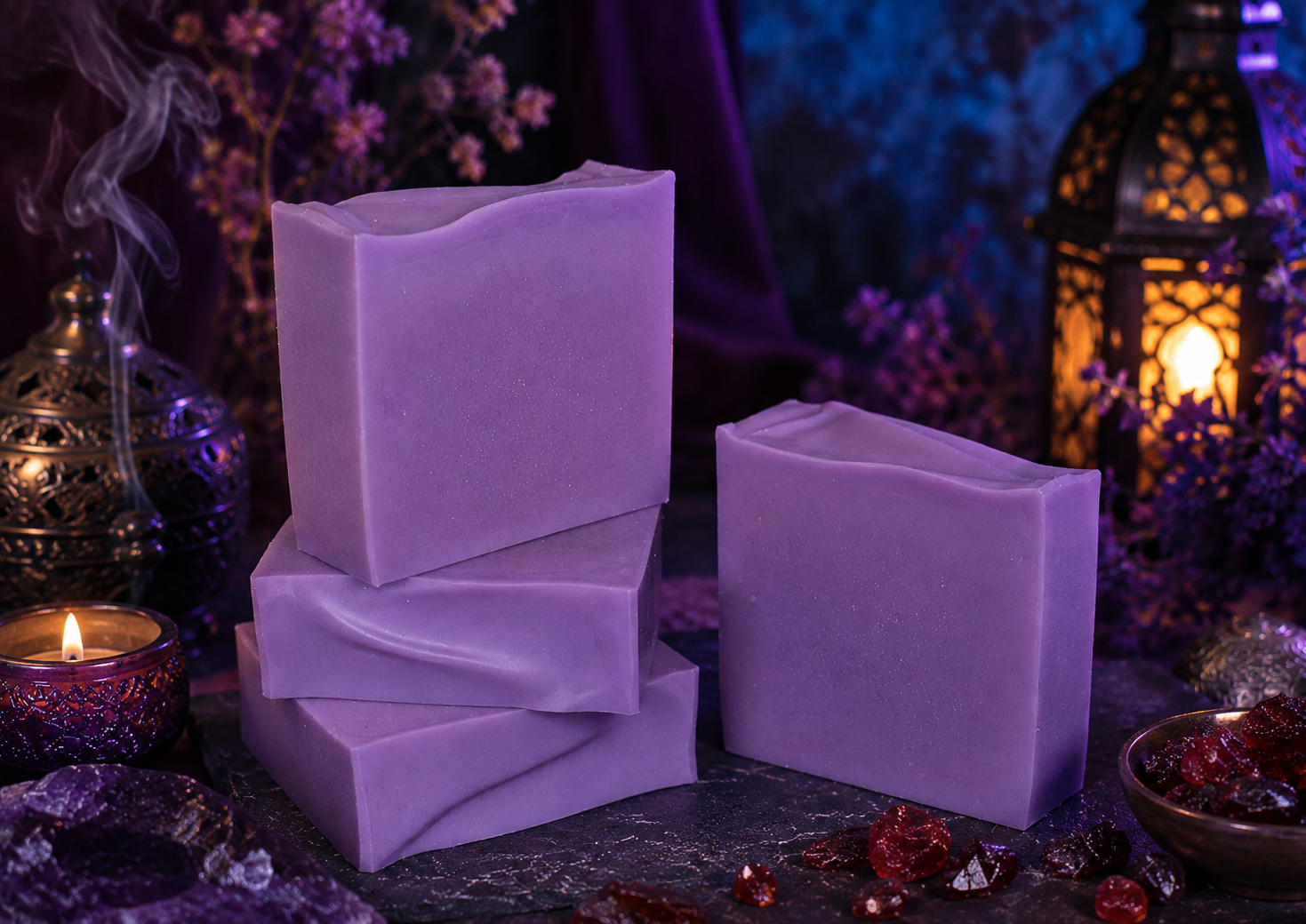 Dragons Blood Goats Milk Soap ~ Earth Essence Collection ~ NAKED Single & Bulk Buy Soap Packs