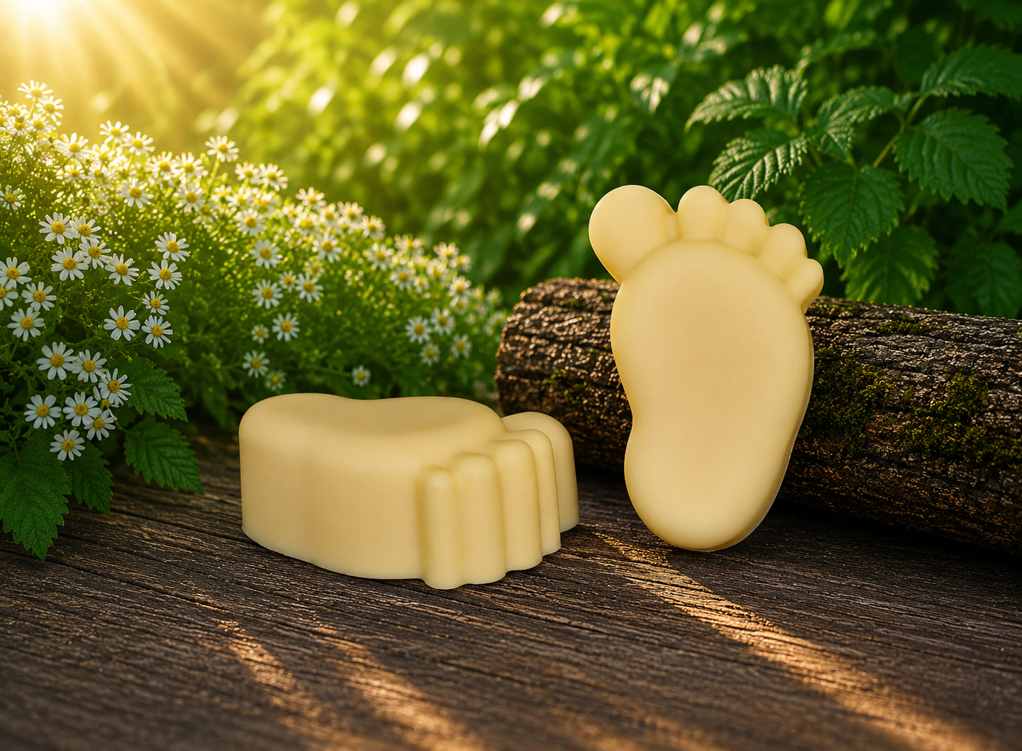 Unscented Goat Milk Soap – Baby Foot Novelty Soap – Baby Basics Collection – 70g