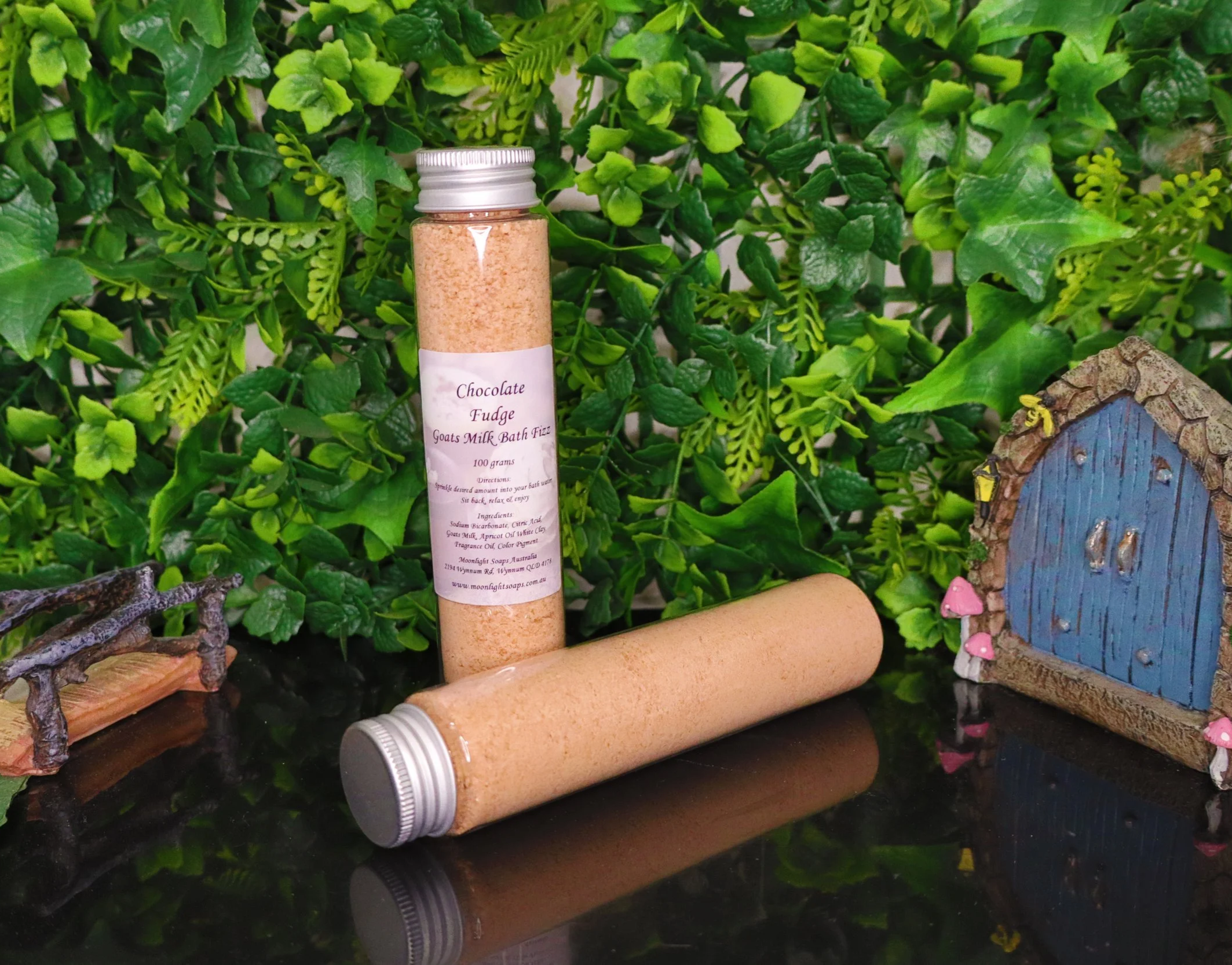 Goats Milk Bath Fizz Shots 100gr ~ Chocolate Fudge ~ CLEARANCE