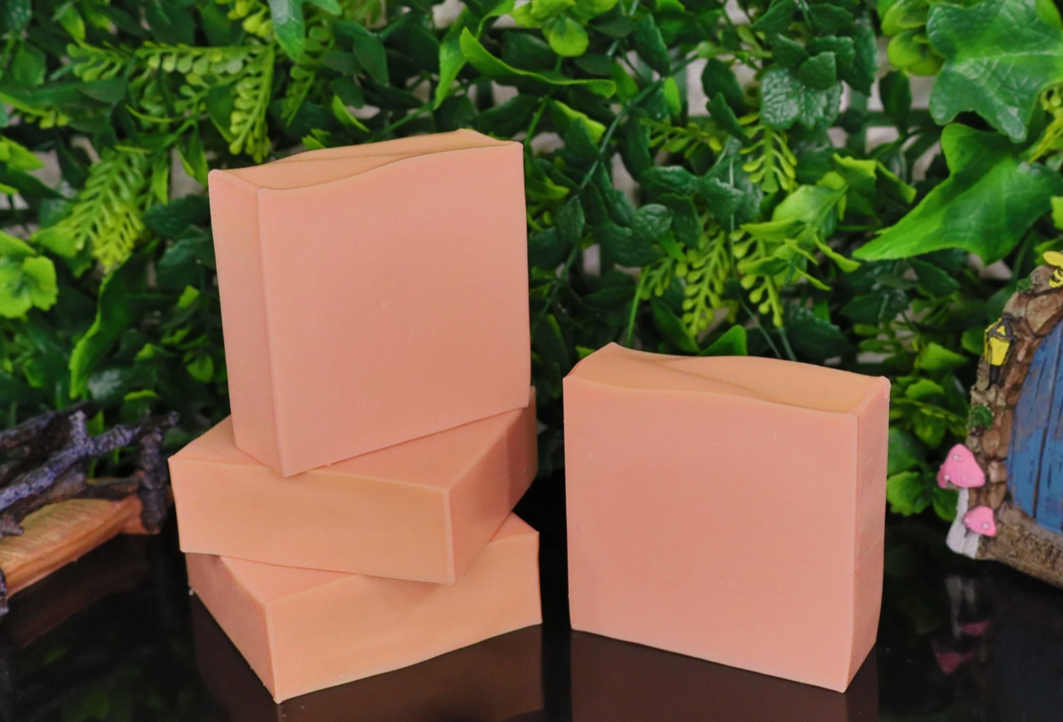 Champagne & Strawberries Goats Milk Soap ~ Sweet & Fruity Collection ~ NAKED Single & Bulk Buy Soap Packs