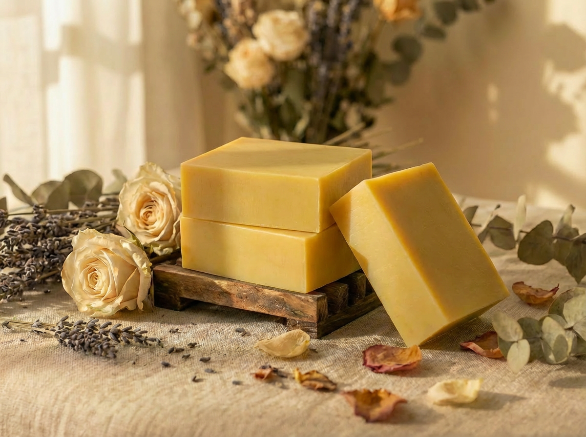 Brightening Turmeric Goats Milk Soap ~ Unscented Soap Collection ~ NAKED Single & Bulk Buy Soap Packs