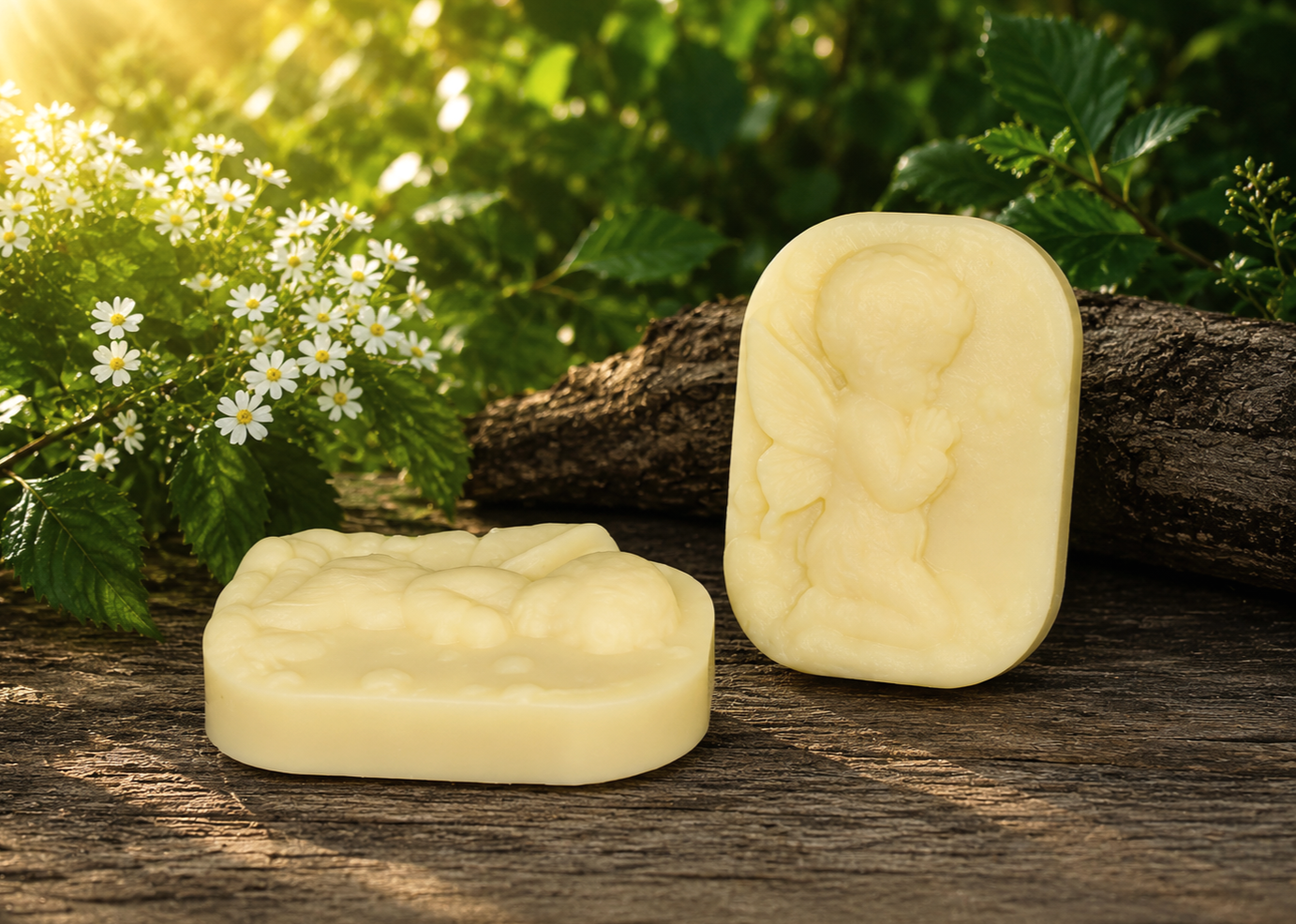 Unscented Goat Milk Soap – Baby Angel Boy Novelty Soap – Baby Basics Collection – 55g