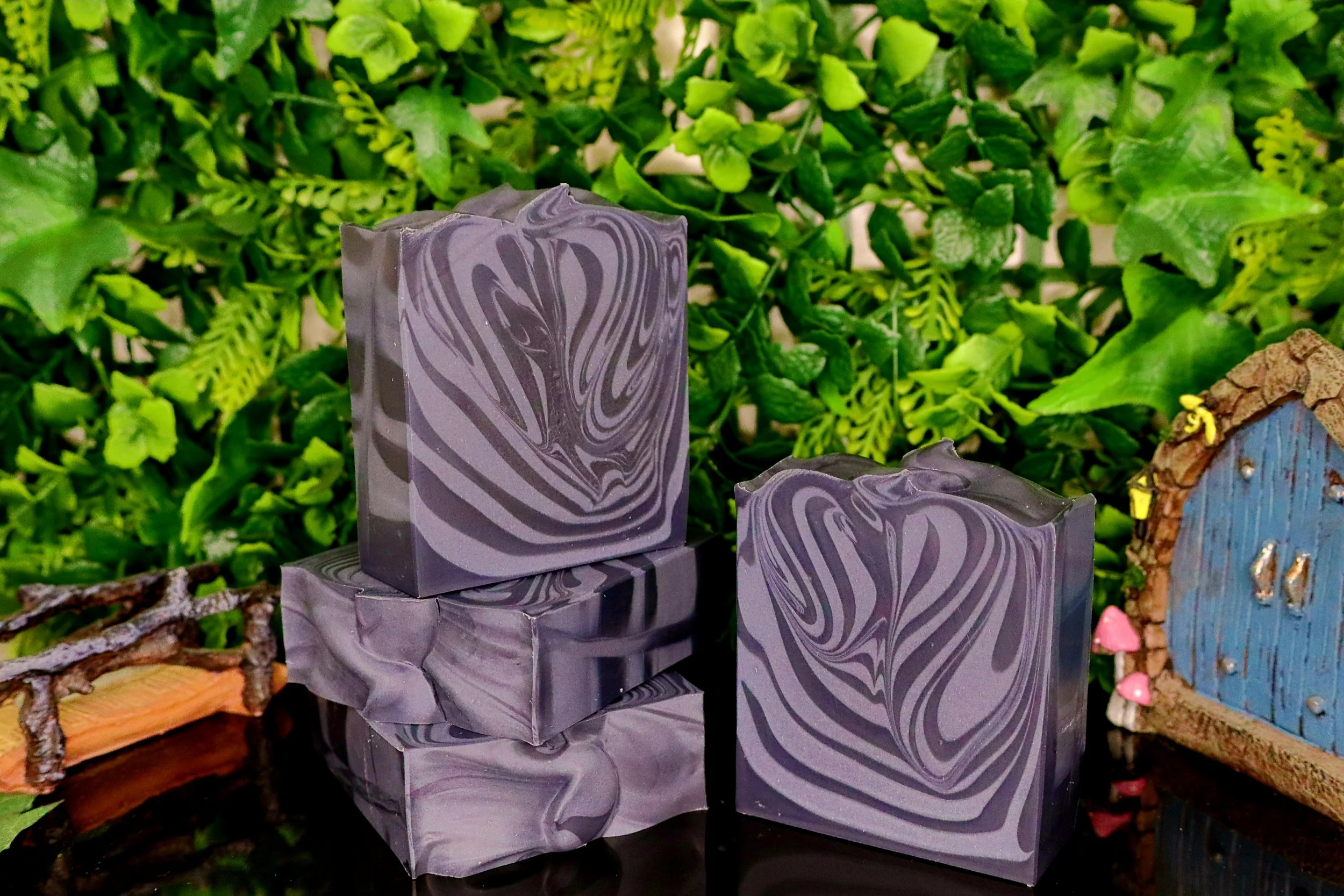 Activated Charcoal ARTISAN Goats Milk Soap ~ NAKED ~ Test batch