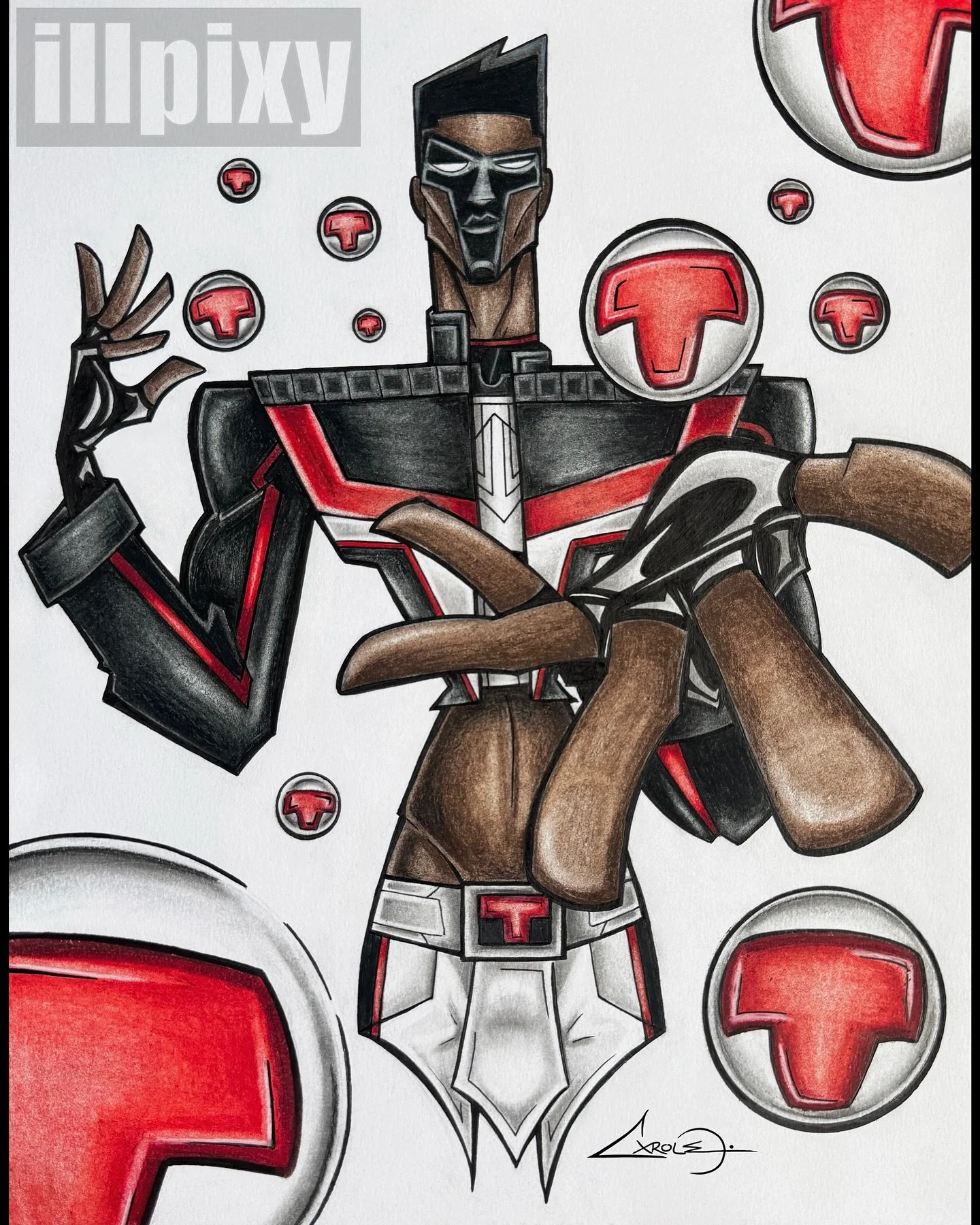 He really is 😉😉😉
&ldquo;Mr. Terrific&rdquo;
Pencil and ink on Bristol
.
.
.
.
.
#art #artforsale #artist #artwork #illustration #draw #pencil #ink #mrterrific #superman #movie #black #design #style #action #original #thesmartone #cool #vibes #fash