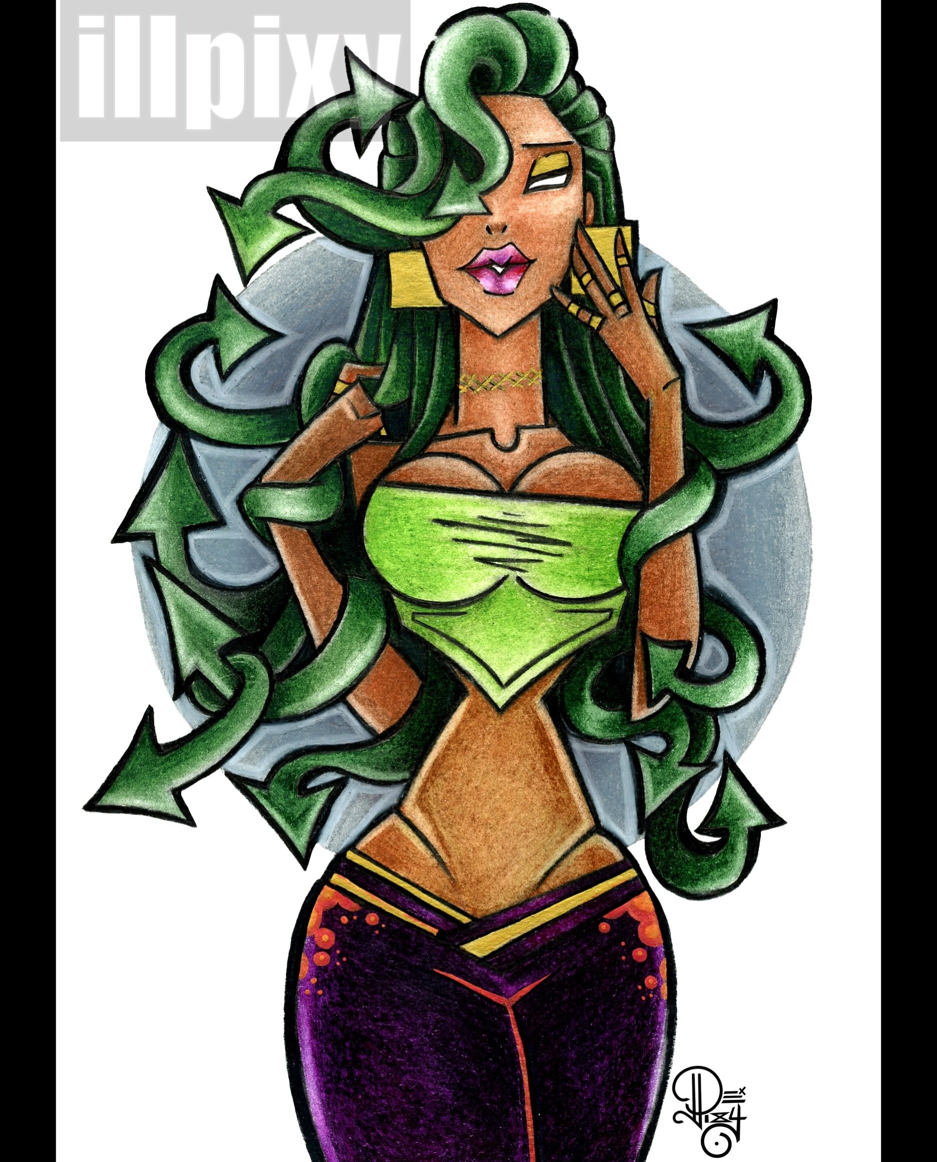 &ldquo;Medusa&rdquo; 
(ILLPIXY Rendition)
.
.
.
.
.
#art #graffiti #medusa #hiphop #wildstyle