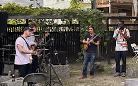 Garden, Guitar, Music & Grilling