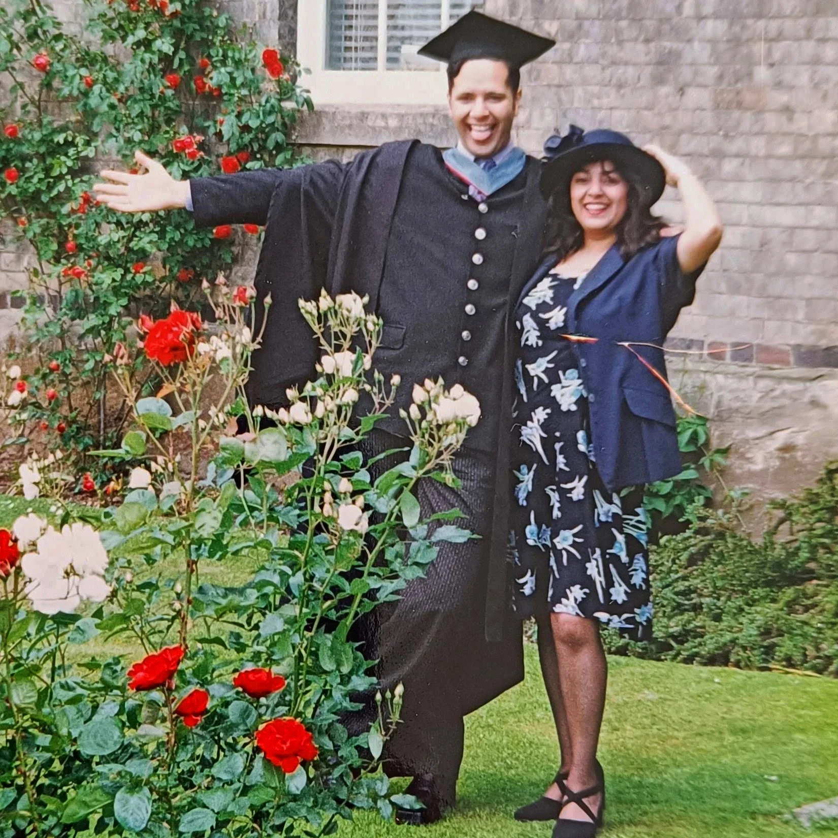 Kully & Jazz Graduation Leicester University 1996.jpg