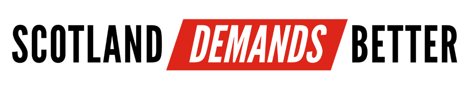 Scotland Demands Better logo