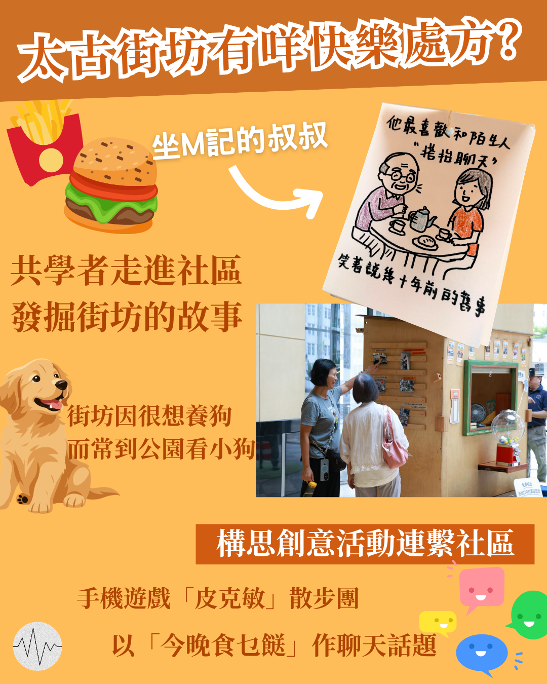 探索太古街坊的快樂處方 構思創意活動連結社區