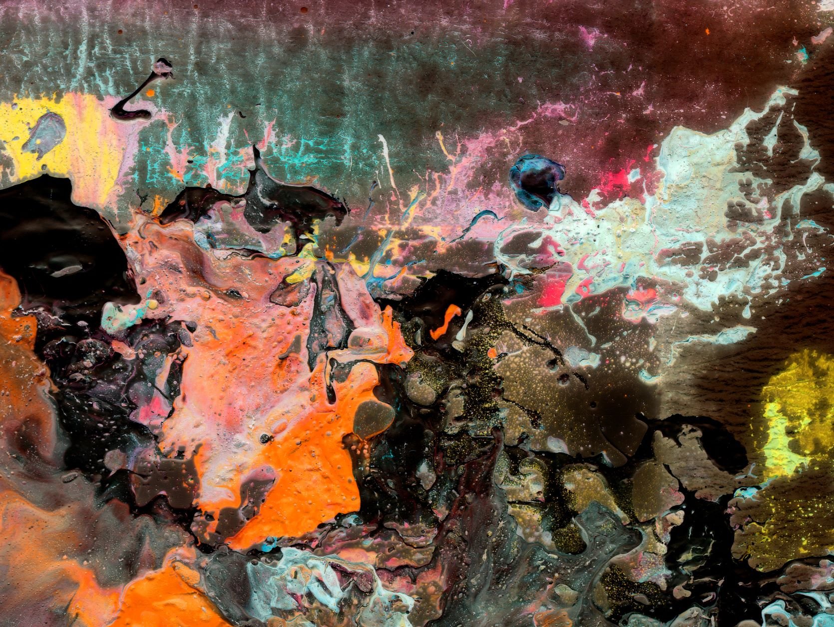 Artwork By Rob Kain, Angelsea Artist, Australia - Chosen for its explosive burst of vibrant colors in Attitude.