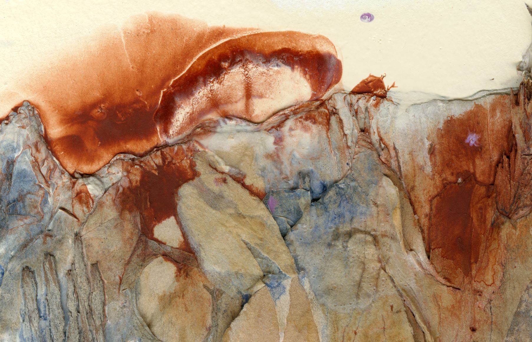 Artwork By Rob Kain, Angelsea Artist, Australia - Evoking memories of Australia's scorched landscapes.
