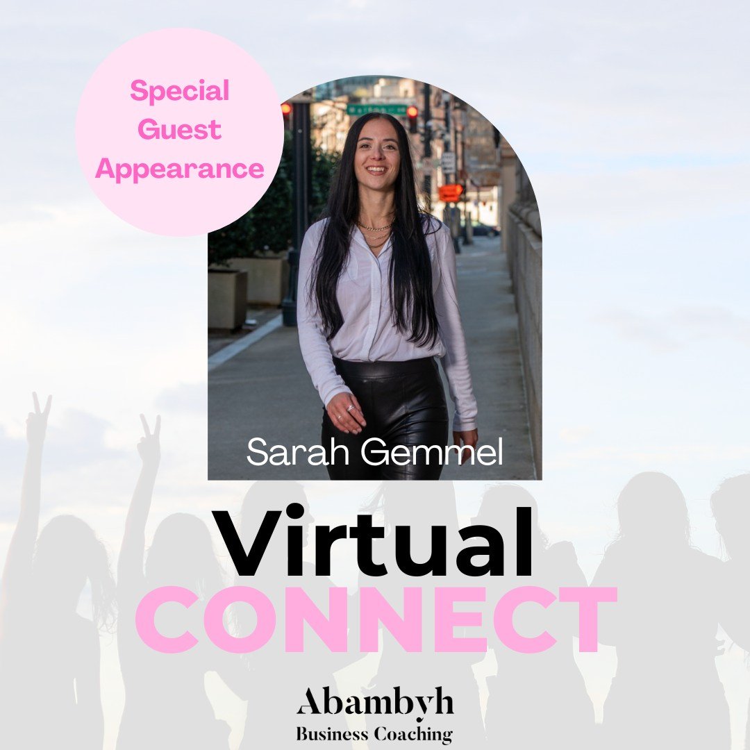 Hiii! 🤩 Guess what?!!

The Queen of networking, @sarahgemmell_,  will be teaching a workshop next month at 𝐕𝐢𝐫𝐭𝐮𝐚𝐥 𝐂𝐎𝐍𝐍𝐄𝐂𝐓. 

Eeeek! We're so excited to have her!! 🤗

𝐕𝐢𝐫𝐭𝐮𝐚𝐥 𝐂𝐎𝐍𝐍𝐄𝐂𝐓 won't be your typical Zoom networking