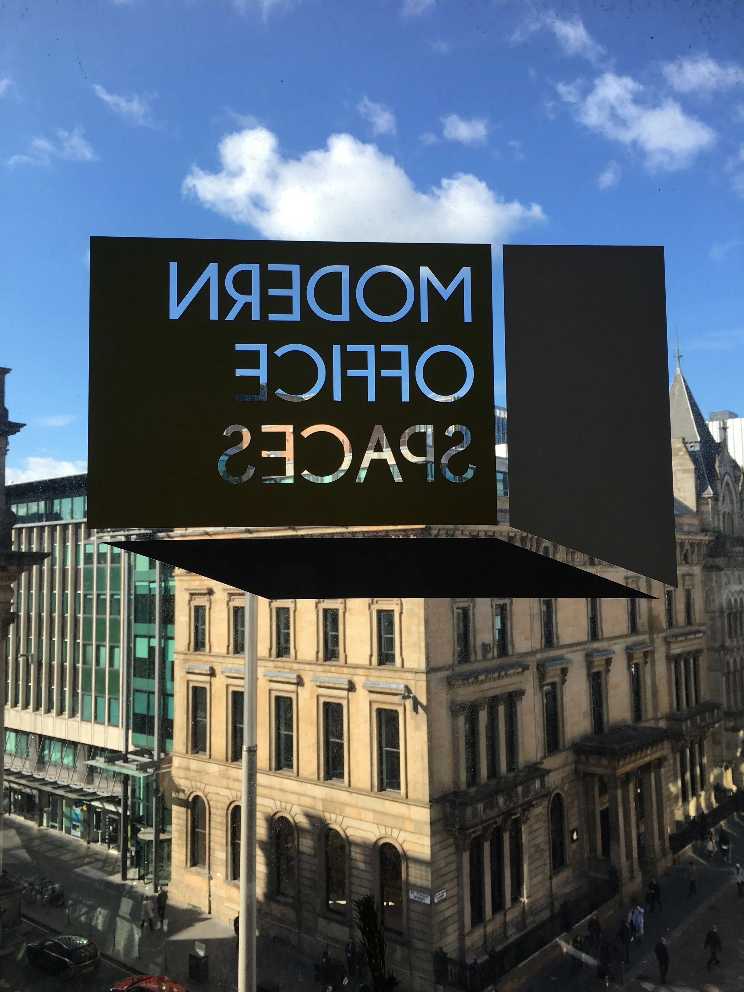 view of the apple store in buchanan street from modern office spaces