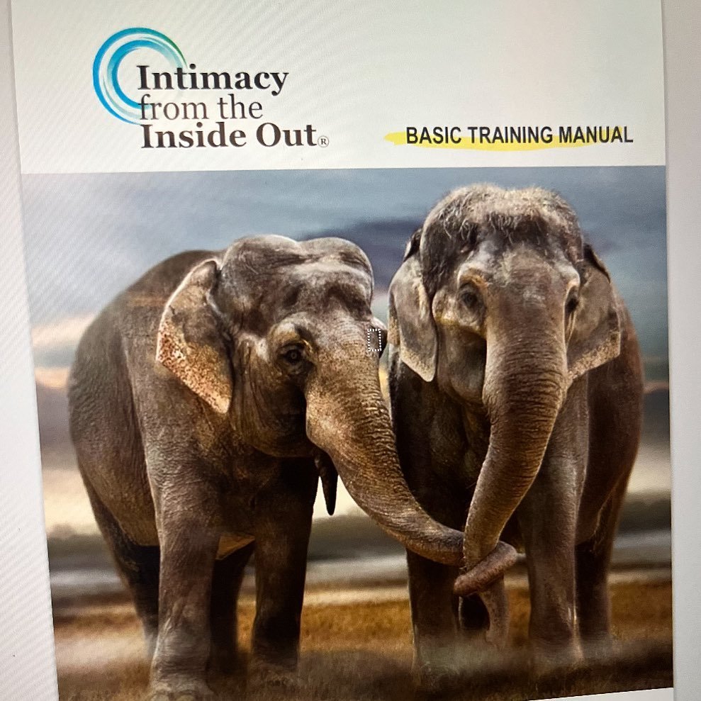 by the way just started IFIO (level2) this weekend. Intimacy from inside out, is the IFS model to working with relationships.