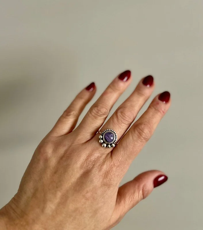 Romantic Charoite Ring