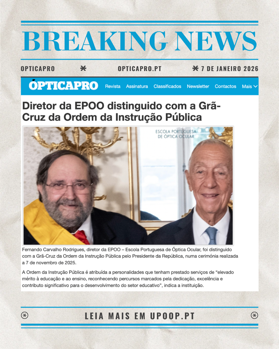 Diretor da EPOO distinguido com a Grã-Cruz da Ordem da Instrução Pública