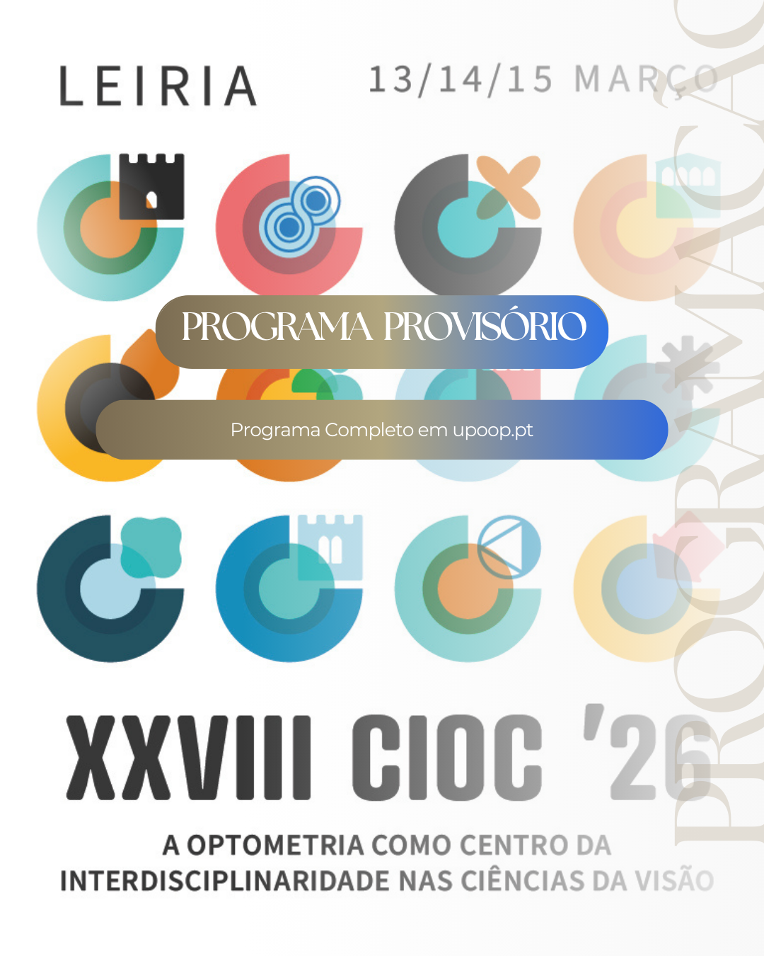 Programa provisório XXVIII CIOC'26