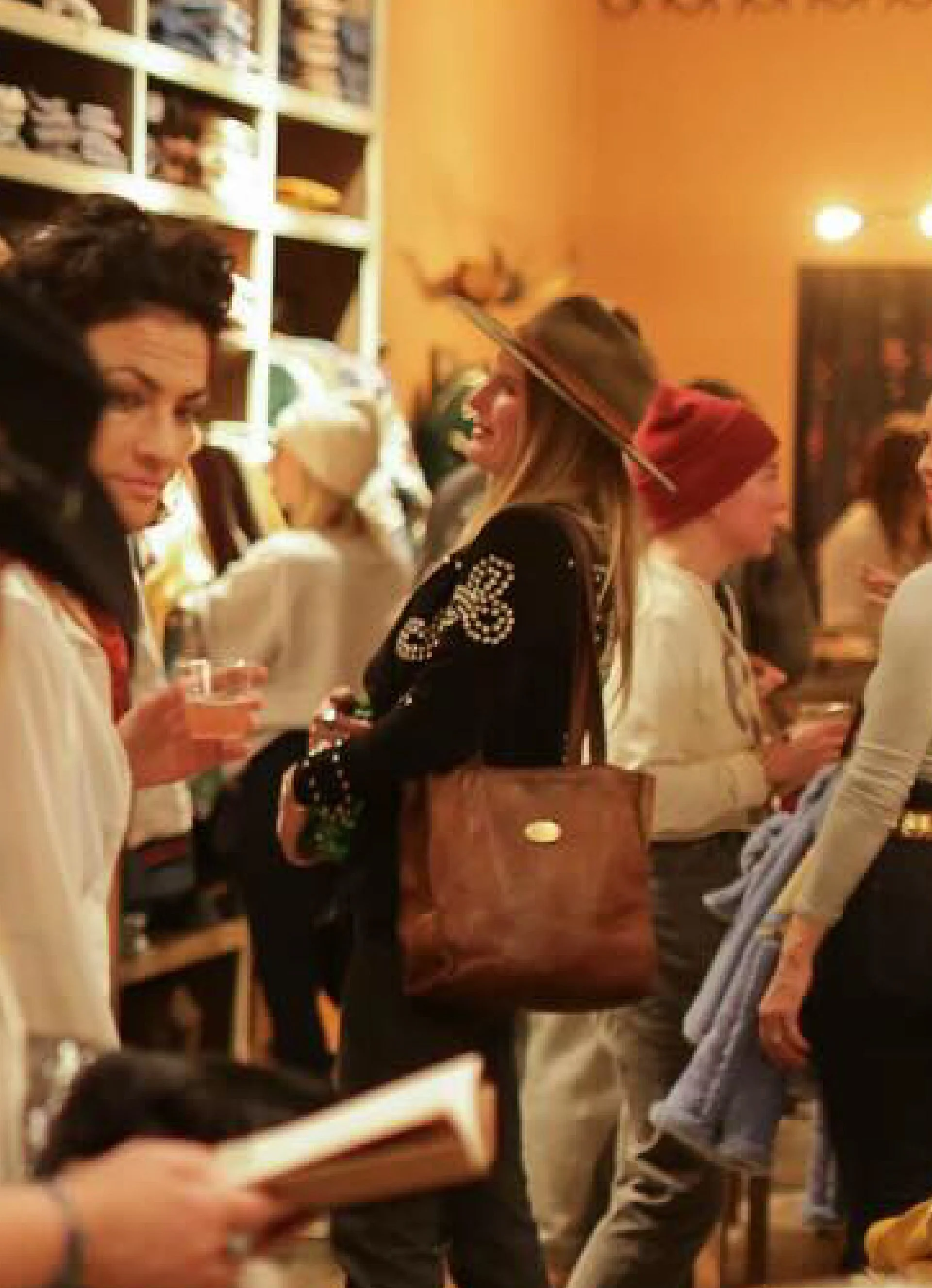 Customer at a group event at Nic & Maude