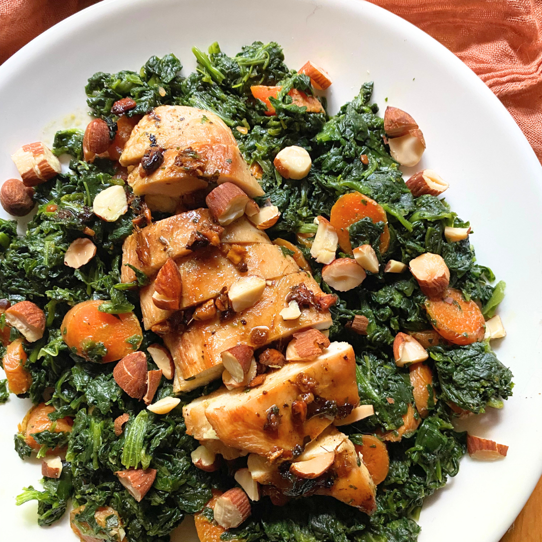 Gingered Chicken with Almonds