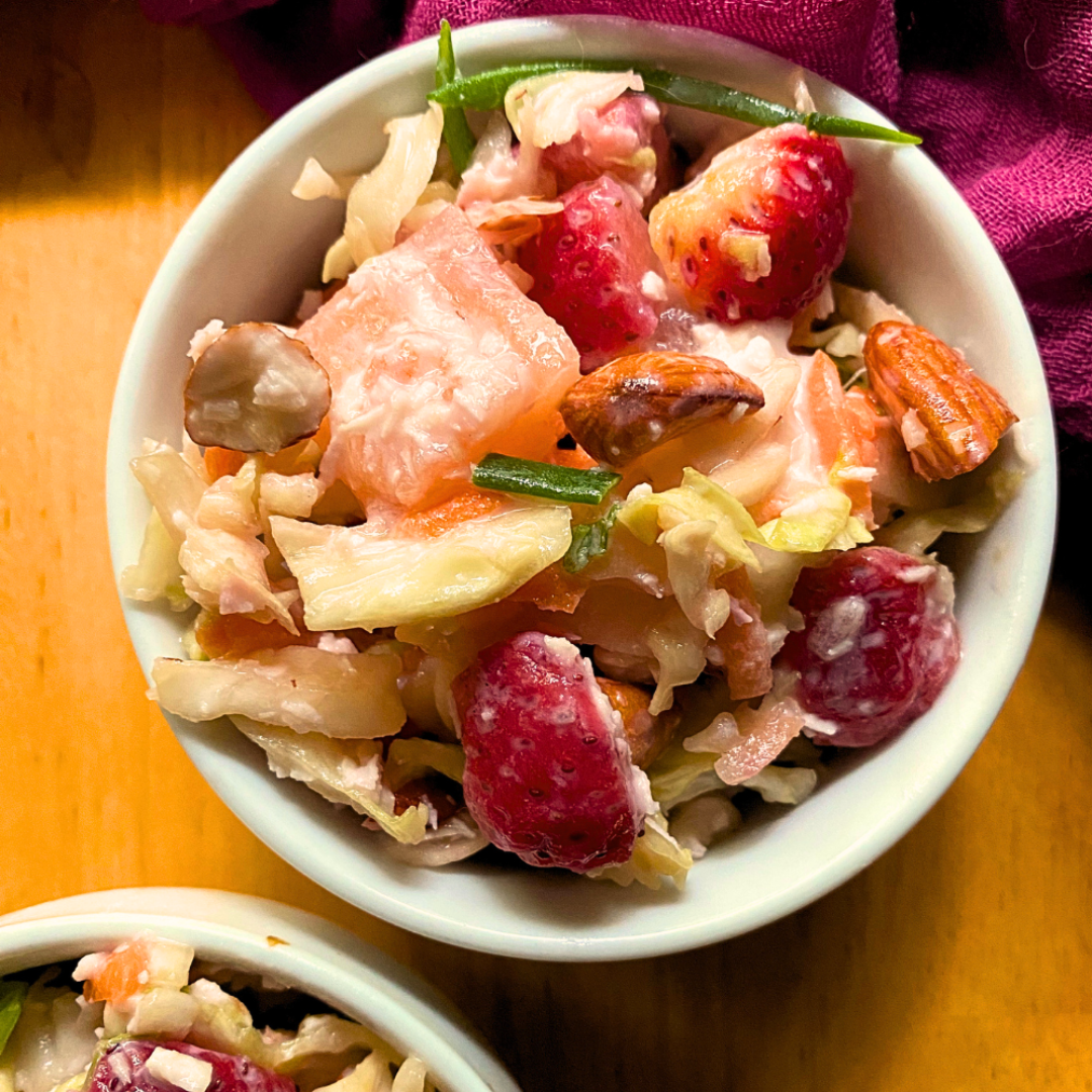 Strawberry Pineapple Slaw