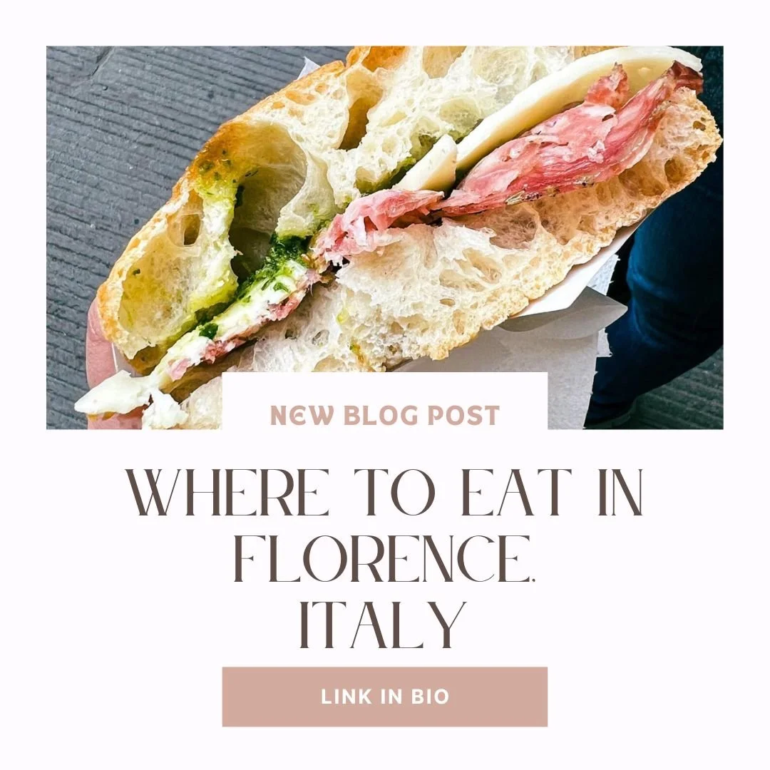 Over the years, I’ve eaten my way through Florence one panini, pasta, and gelato at a time 🇮🇹✨ can’t wait to return to my favorite city in a month!
From hidden trattorias to iconic foodie spots—this city knows flavor.
#FlorenceFoo