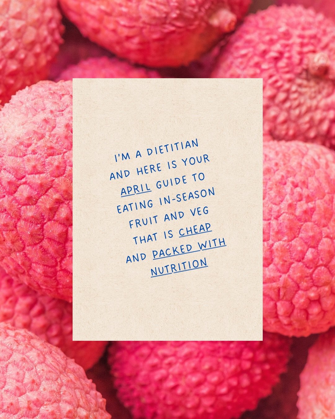 here is your April guide to seasonal produce! 
eating seasonal is better for you &amp; the environment. 🩵🌏
-
#healthyeating #dietitian #seasonalproduce #autumneats #australianproduce