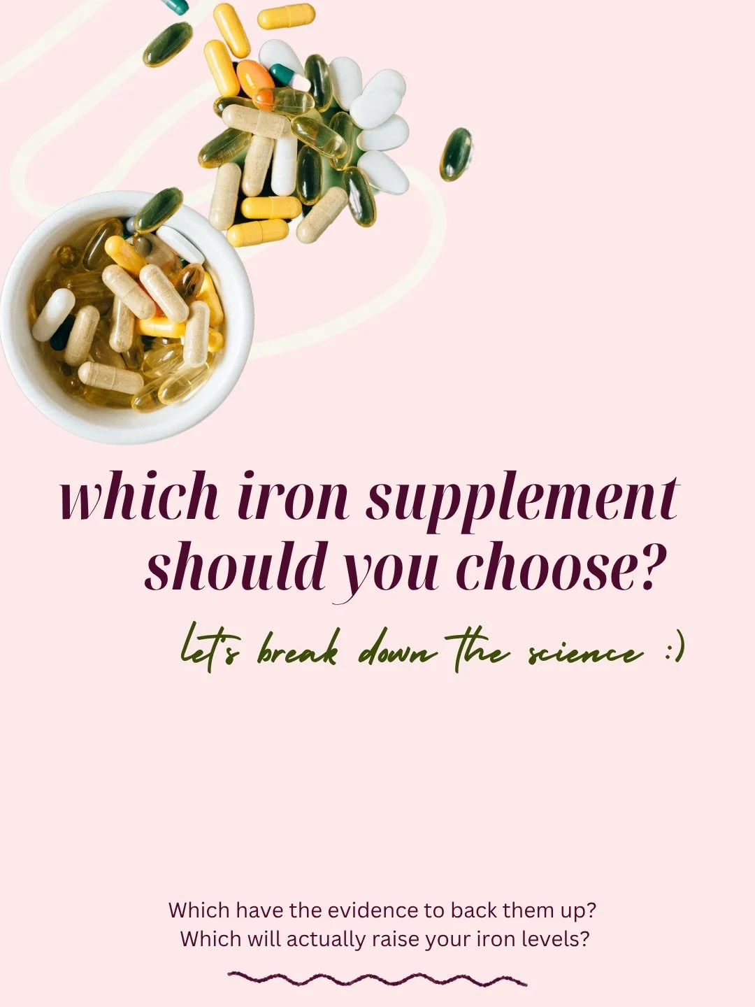 comparing some of the diff iron supplements available on the market (because why are there so many!!!) to help you make more informed choices and save a $$ 🤎