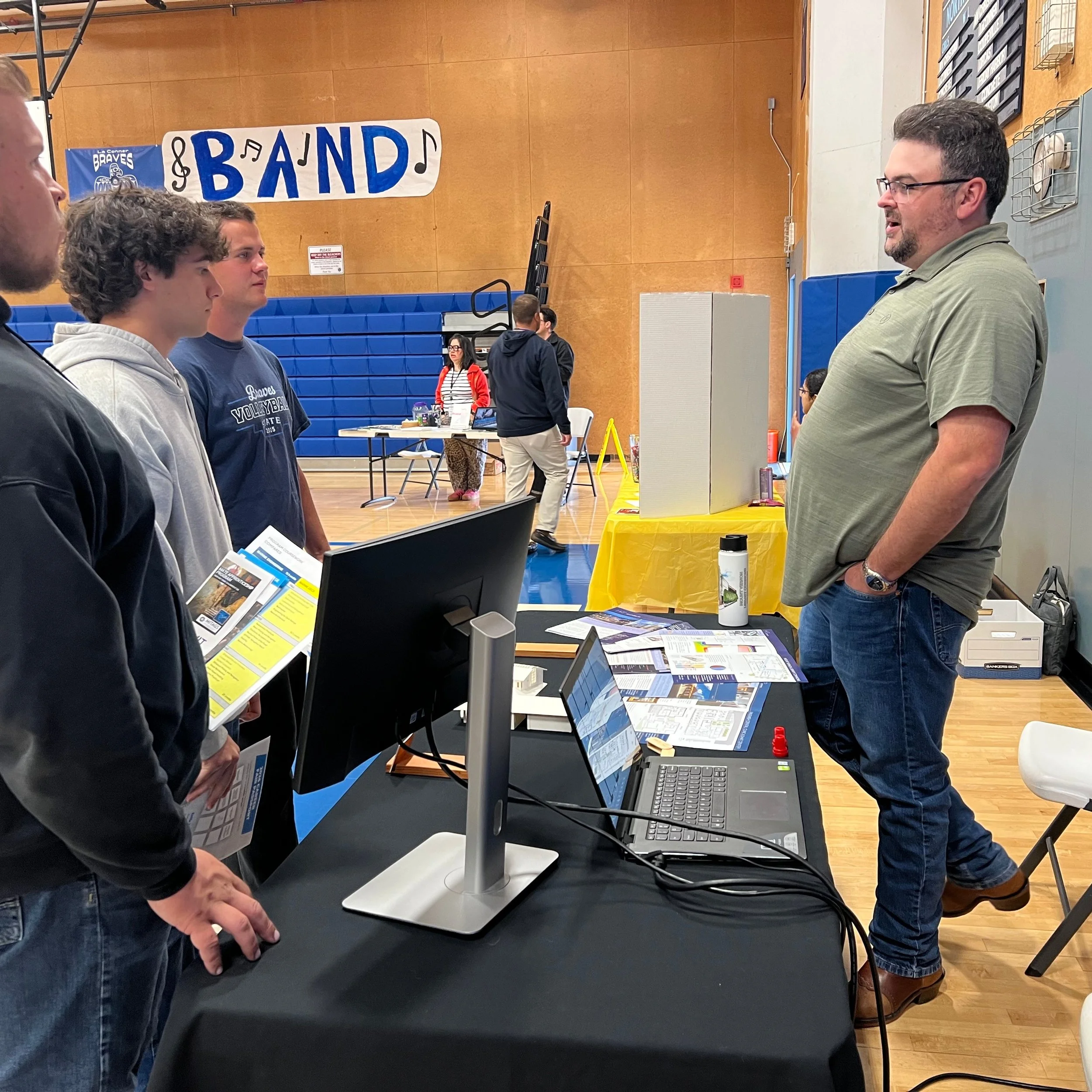 HKP Architects had a great morning at the La Conner Career Fair a few weeks ago&mdash;Kelly and Austin connected with local middle and high school students to share what a future in architecture can look like right here in our community. We&rsquo;re 