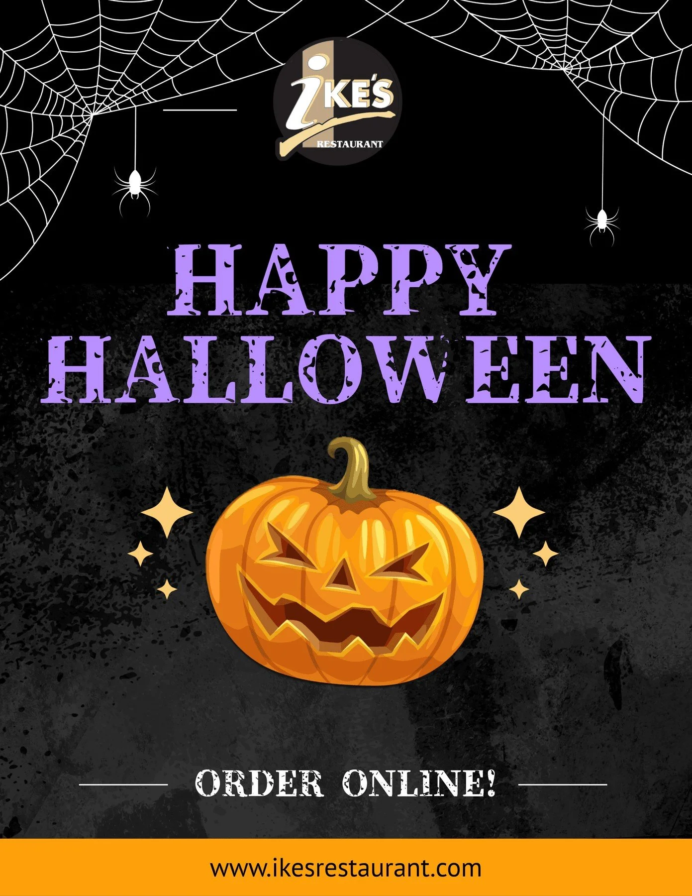 This Halloween, let the garlic keep the vampires (and hunger) away! 🧛&zwj;♂️🧆

Order your Mediterranean feast online &mdash; no tricks, just flavor.
👉 Link in Bio

#IkesMediterranean #SpookySeason #EatFresh #SterlingHeightsMI