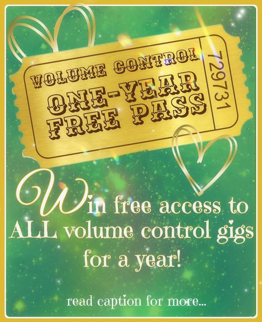 ONE YEAR GOLDEN PASS - TICKET COMPETITION 🎫🎙️

We are giving away a golden pass - one free ticket to EVERY Volume Control show for the next 12 months!! 

How to enter: 
DM us confirmation that you have voted for @ohyeahcentre for Grassroots Venue a