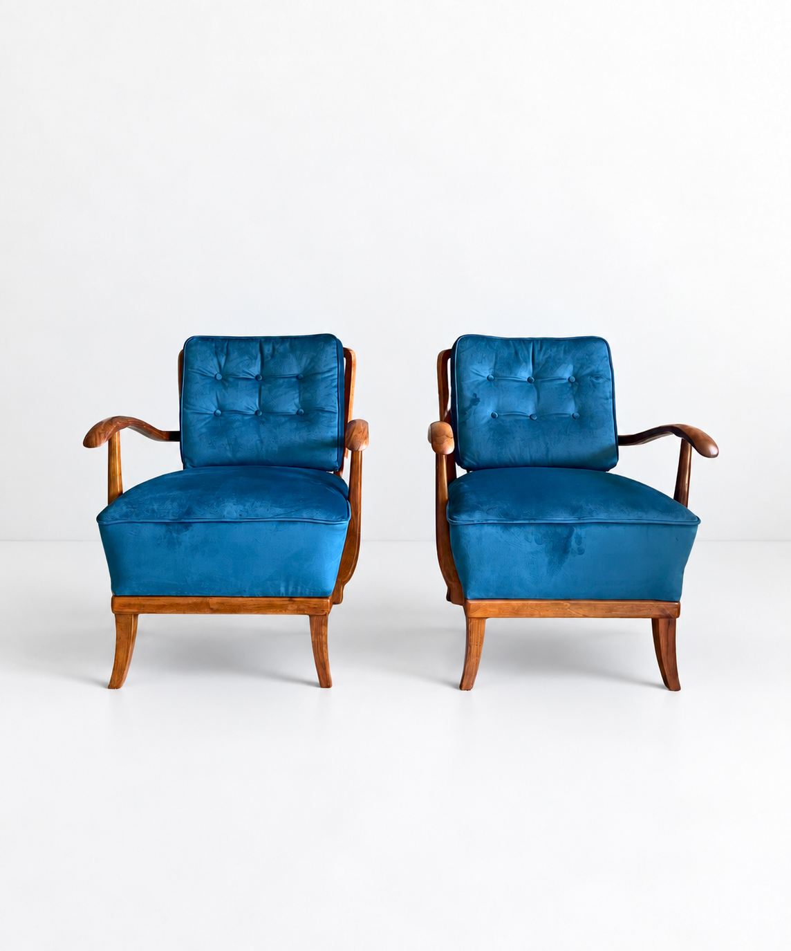 Art Deco Armchairs by Gyula Kaesz, 1930s