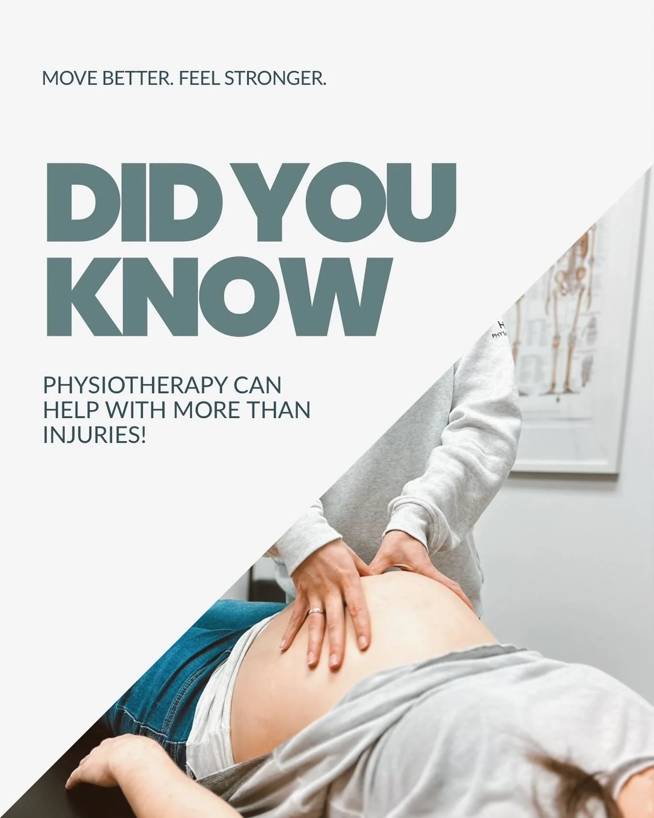 💡 Did you know physiotherapy isn&rsquo;t just for injury recovery?

Physio helps with:
✨ Everyday aches and tension
🏃&zwj;♀️ Posture, strength, and mobility
🤰 Pregnancy and postpartum recovery
💤 Even headaches and jaw pain!

Haley&rsquo;s caring,