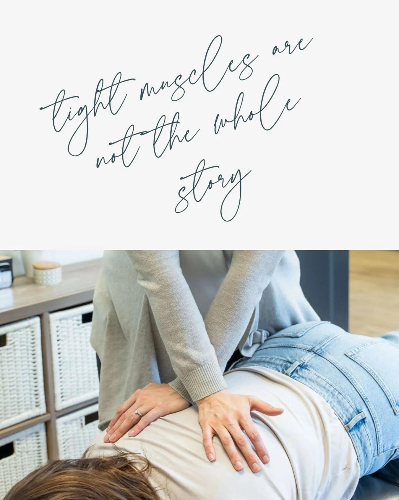 Most people think pain = tight muscles.

But often it&rsquo;s:
&bull; Joint restriction
&bull; Poor movement patterns
&bull; Compensation from other areas

That&rsquo;s why stretching alone doesn&rsquo;t always fix it.

Treatment focuses on how your 