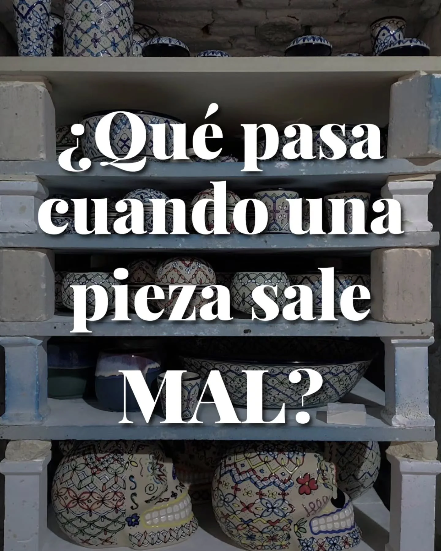 NOS EQUIVOCAMOS. O el horno nos traiciona, como quieran verlo 😂 

Esto es lo que hacemos cuando nuestras piezas artesanales salen mal... Les intentamos dar una segunda oportunidad con descuentos de hasta el 60%. 

Si quieres conseguir algo bonito, a