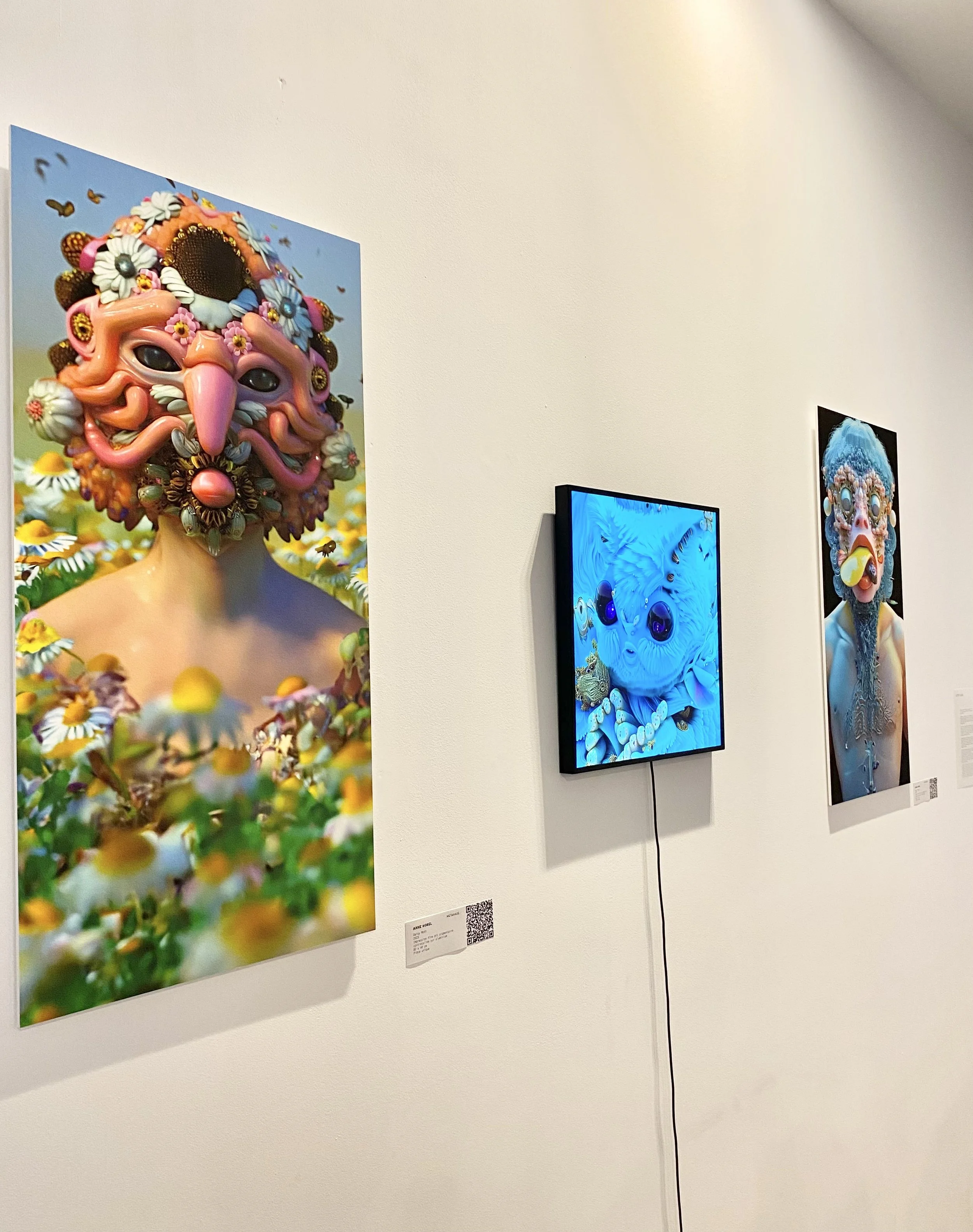 Vue de l'exposition, Metahauss, 2023, Paris