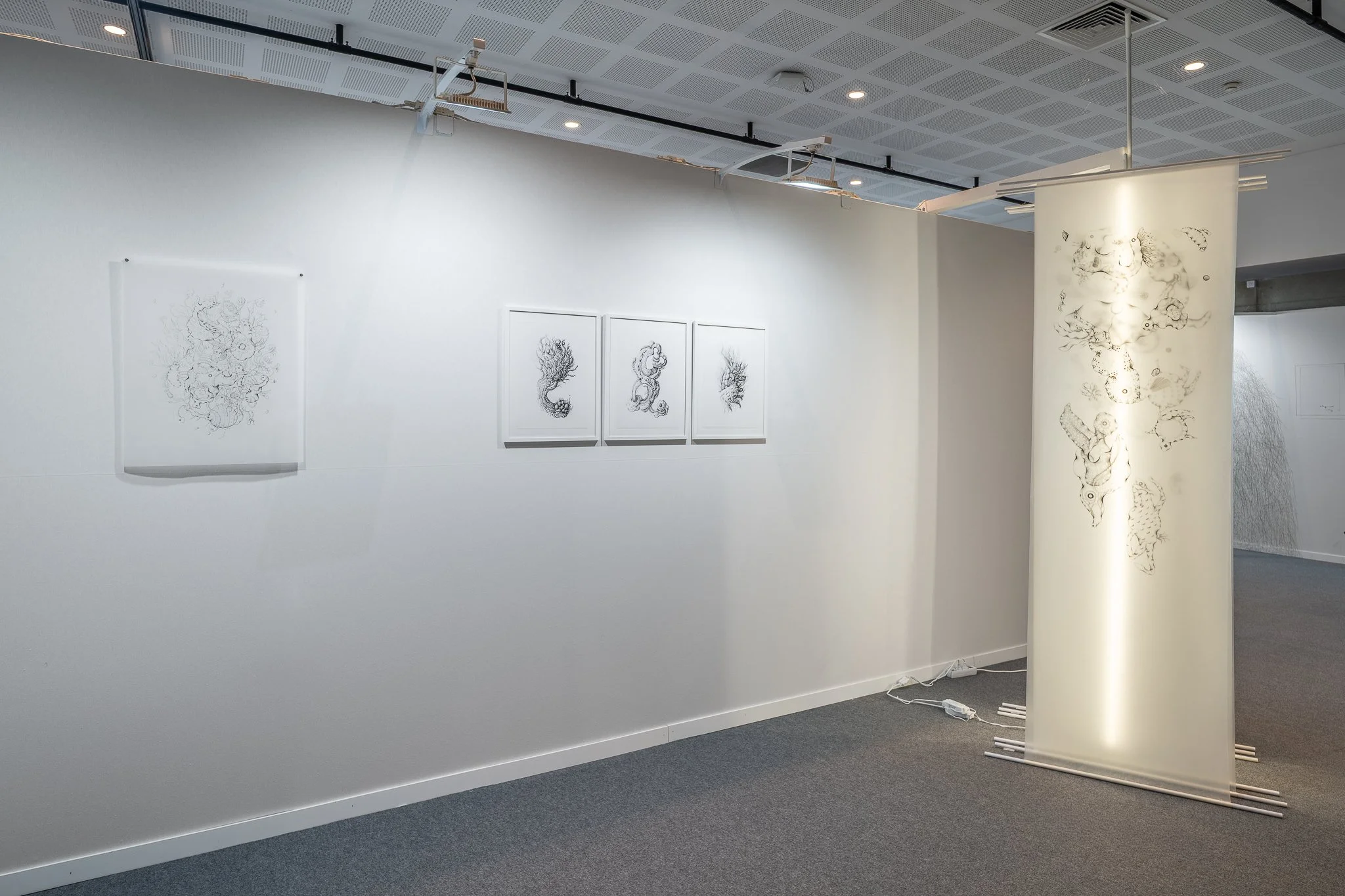 Julie Caredda, booth Drawing Now - Paris,  (C) COOLHUNTPARIS - photo- Hafid Lhachmi - ADAGP Paris, 2026.jpg