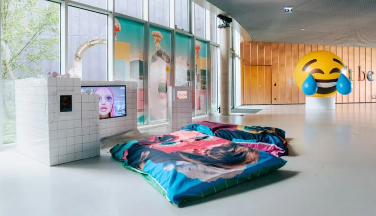 Vue de l'exposition Dopamine, 2025-2026, Le Cube Garges-Garges-les gonesses