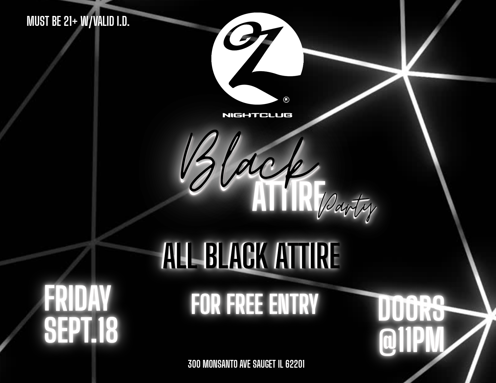 Black Attire Party