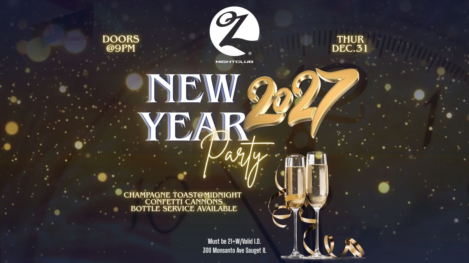 RING IN THE 2027 NEW YEAR WITH US 