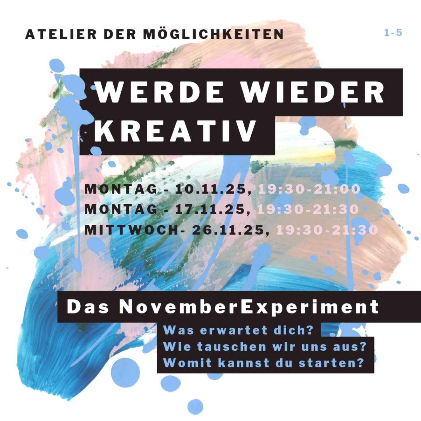 Die Daten stehen fest 🤸&zwj;♀️ und Montag geht's los.