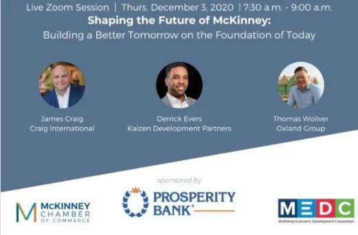 Shaping the Future of McKinney: Building a Better Tomorrow on the Foundation of Today