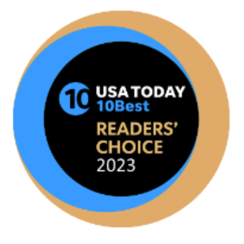 USA Today 10Best Readers' Choice 2023 badge