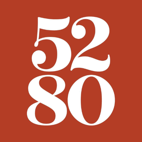 White numbers "5280" on a red background in a serif font.