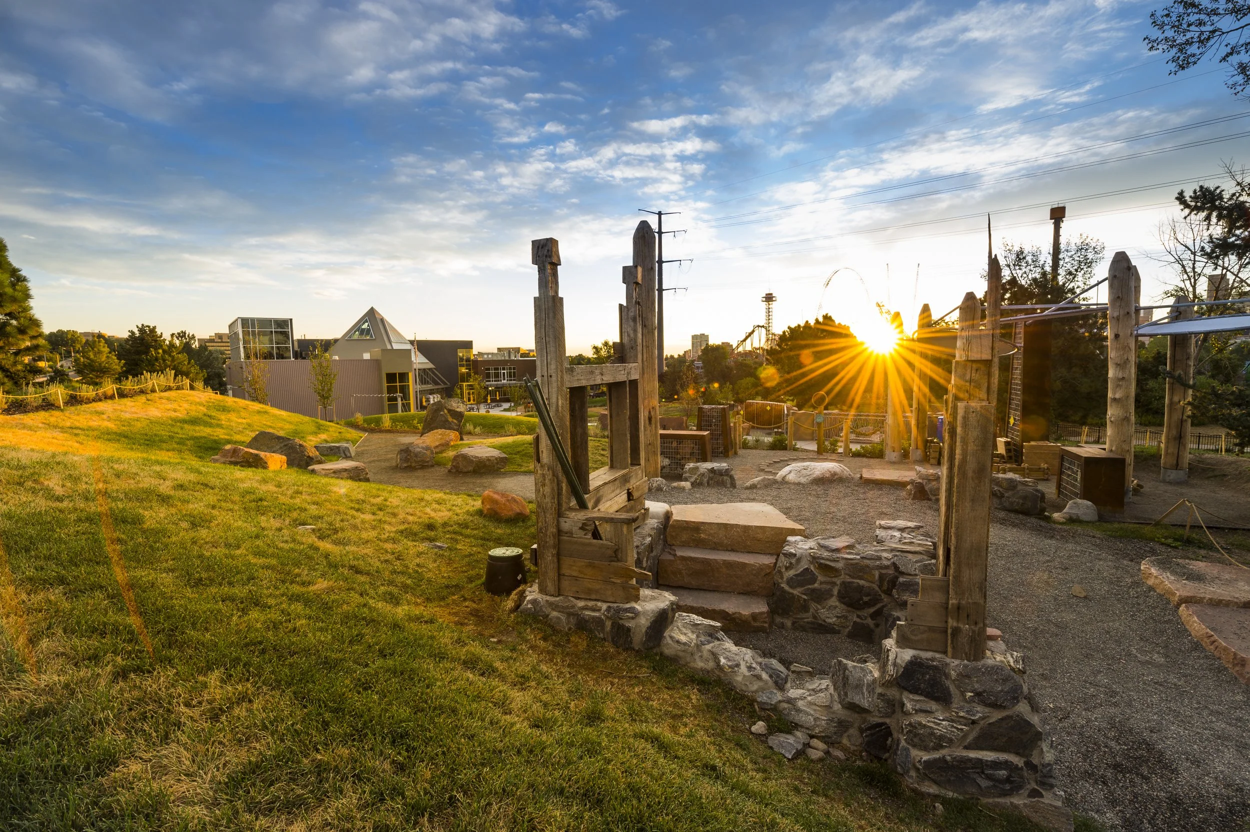 Joy Park Denver fort building ruins