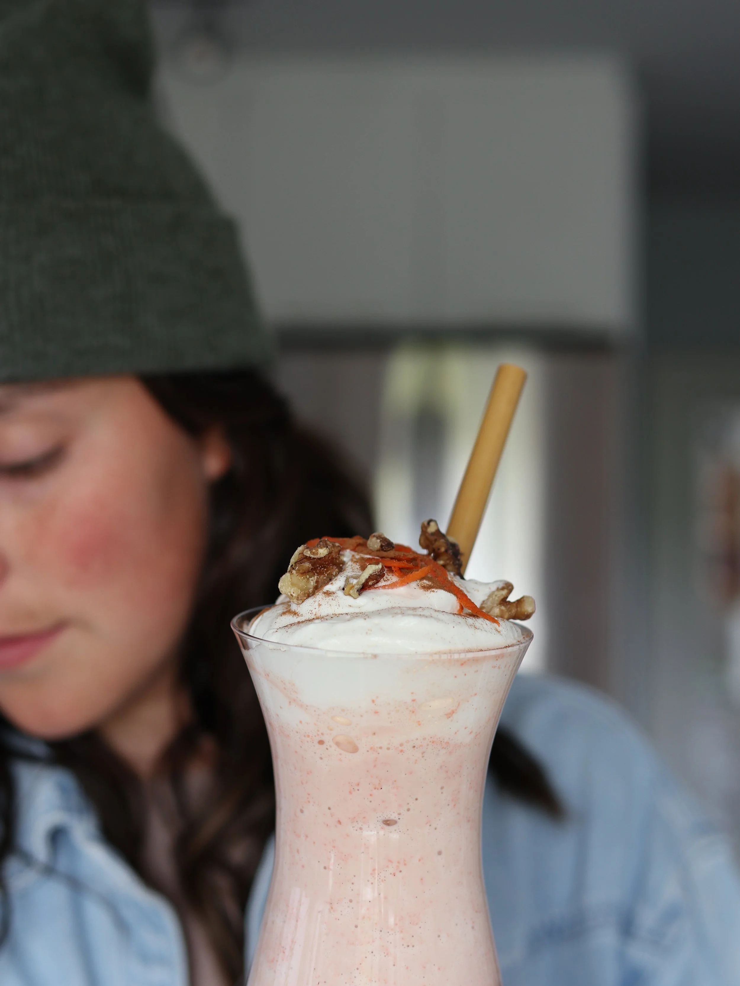 Milkshake gâteau aux carottes