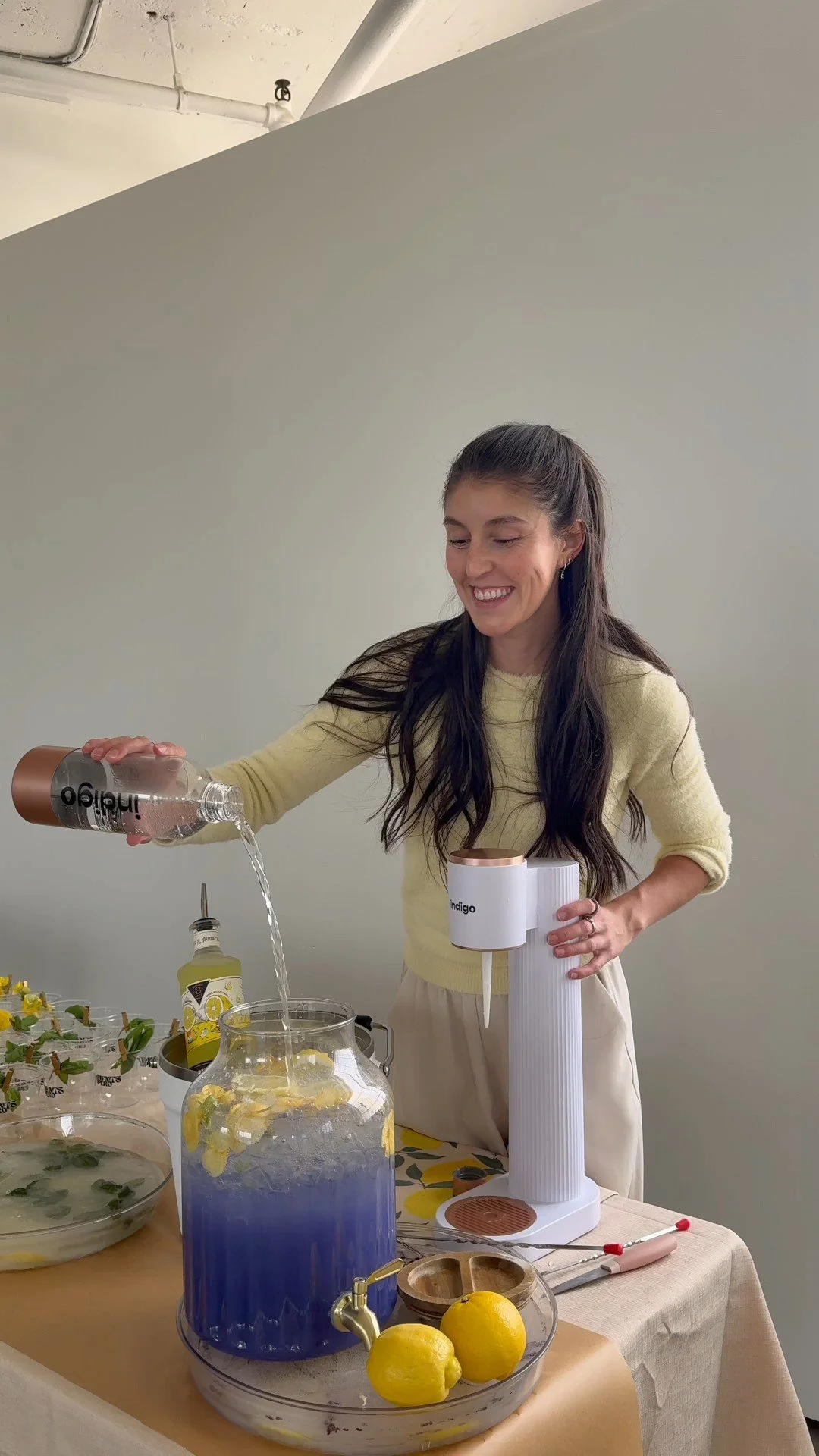 Limonade pétillante coco-lavande X Indigo Soda